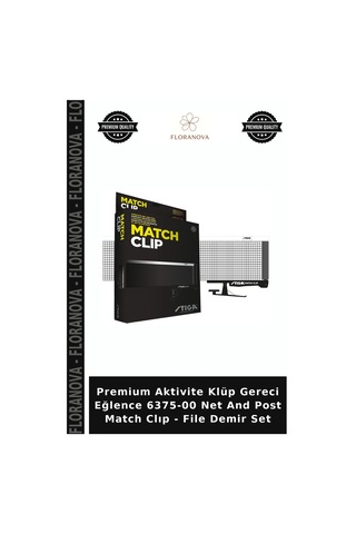 Premium Aktivite Klüp Gereci Eğlence 6375-00 Net And Post Match Clıp - File Demir Set Belirtilmemiş