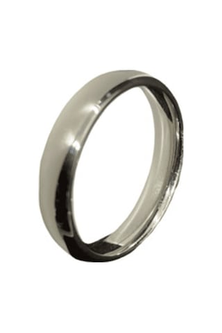Gümüş Renk Göz Kamaştıran Parlak Alyans Model Düz Ve Şık Özel Günler 316l Çelik Yüzük - Unisex 19 Ölçü Gümüş