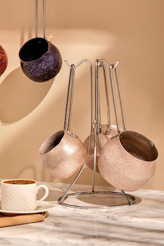 Karaca Biogranit Steel Plus Cevze Takımı Rose