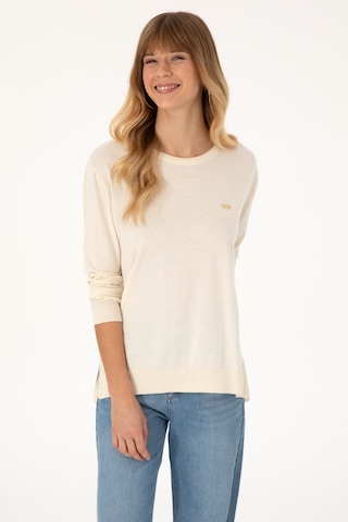 U.s. Polo Assn. Kadın Kazak /triko 50313579-vr256 İnci