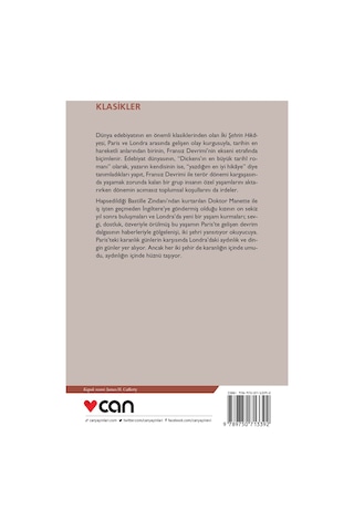 Iki Şehrin Hikayesi (Gri Kapak) - Charles Dickens - Can Yayınları