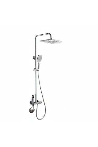 Premium Robot Duş Seti - Lüks Yağmurlama Ayarlanabilir Tepe Duşu Krom