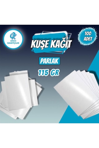 Kaliteli A4 Parlak Kuşe Kağıdı Dijital Baskı,sertifika Ve Fotoğraf Kağıdı 115gr 100 Adet 0,71 Kg