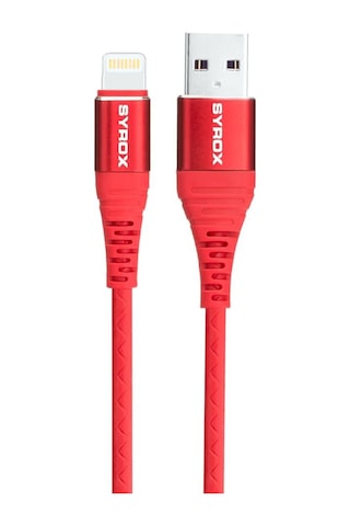 Syrox C88 Lightning USB Metal Data/Şarj Kablosu 2.0A 1mt