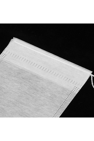 Maiyame Yüksek Kaliteli 7x9 Cm Tek Kullanımlık Çay Poşetleri - 100 Adet, Pratik Ve Güvenli Çay Demleme Çözümü Beyaz