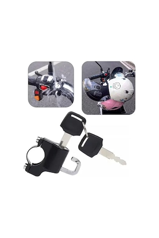 Sh Sunup Sn-24295 22-26mm Universal Motosiklet Kask Kilidi Najmaddin