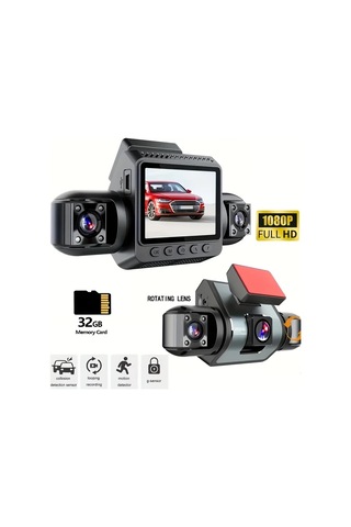 Xuweiwei Sanluo Dash Cam 1080p Hd Araba Kamera 32gb Kart Uc Kayit Gec Gorus Dvr