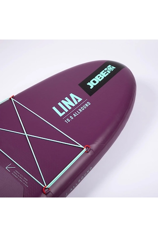 Jobe Lina Sup Board 10.0 Seti - Mor - Taşıma Kapasitesi: 90 Kg - Kürek Sörfüne Güvenli Ve Konforlu Bir Başlangıç