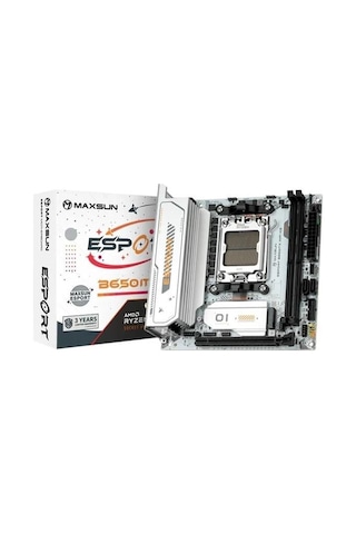 Maxsun Ms-esport B650ıtx Wıfı Ice Ddr5 Hdmı-dp Pcıe 5.0 Am5 Mıtx