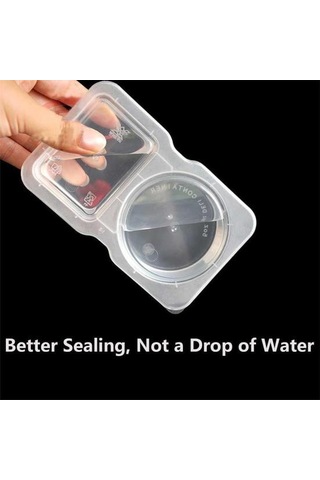 8 Adet Sos Kapları Seti Çift Bölmeli Çeşni Kabı Kapaklı Çatallar Diğer