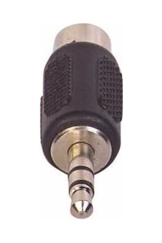 Jack Dönüştürücü - 3.5 Mm Stereo Erkek - 1 Rca Tos Dişi Çevirici Jack