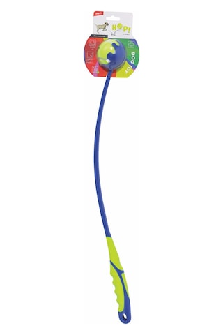 M-pets Hop Top Fırlatıcı Köpek Oyuncağı 68x6.5x6.8 Cm Sarı/mavi