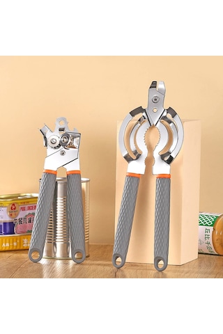 Konserve Açacağı Çok İşlevli Konserve Açacağı Bıçağı Şişe Açacağı Emek Tasarrufu Sağlaya Açacağı Kapağı Açacak & Tirbuşon 58850948 Siyah