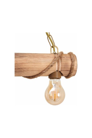 Correx Bambu 3'lü Avize Kahverengi