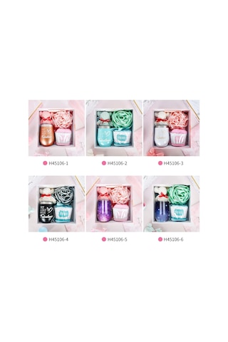 Hangfox 8'li 12oz Çift Katlı Vakumlu Paslanmaz Çelik Termos Seti - Termos + Kapak + Selamlık + Ayı Havlu + Duş Topu + Pasta Bardak Çorap + Cam Su Borusu + Boru Fırçası Hediyelik Kutulu Beyaz