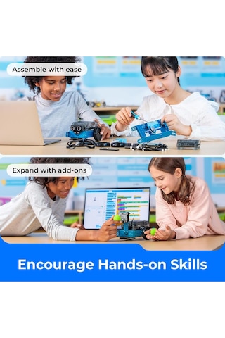 Makeblock Mbot 2, Wifi Uzaktan Kumandalı Yapay Zeka Robot Oyuncağı, Scratch Ve Python Uyumlu Akıllı Oyuncaklar