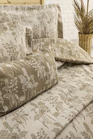 Valencia 4 Parça Çift Kişilik Yatak Örtüsü Seti Kahverengi 240 X 260 Cm Kahverengi