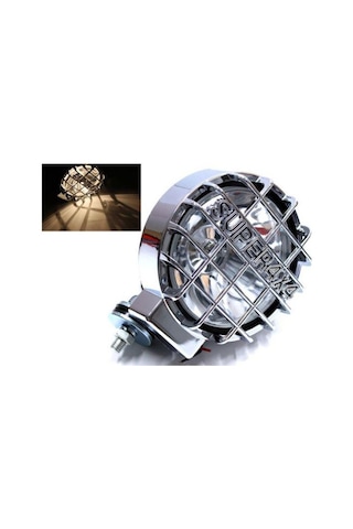Off Road Beyaz Yuvarlak 4X4 Nikelaj Sis Lambası 2 Adet 12V