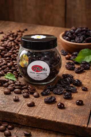 Üzümlü Bitter Çikolata Draje 100 Gr
