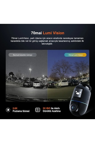 70mai Dash Cam X800 128gb Siyah