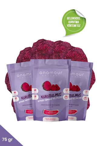 Anamour Natural Ejder Meyvesi Kurusu 3 x 75 G