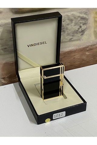 Vindiesel Marka Düz Siyah Sarı Renk Dik Çizgili Desenli Gazlı Mod