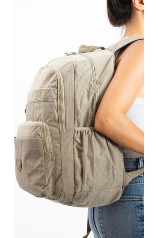 Ultra Hafif Çok Cepli Su Geçirmez Sırt Çantası Unisex Vizon Model: 571-1b - Vizon