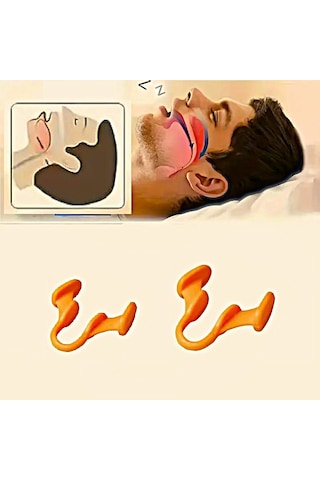 2 Adet Rahat Nefes Alma Uyku Horlama Önleme/burun Içi Silikon