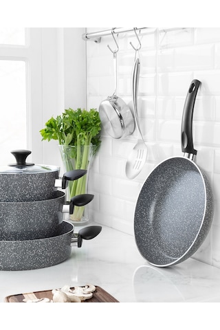 Madame Coco Gordes Granite Look 7 Parça Tencere Seti Tncr0000000006std-gri