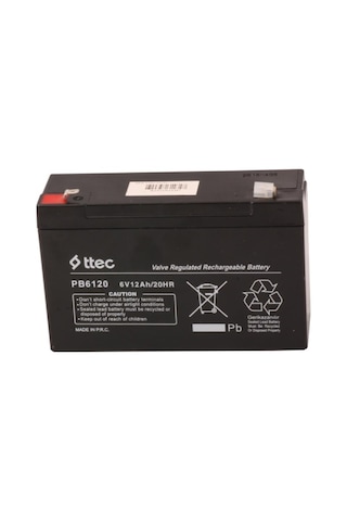 Ttec Plus 6v-12ah Bakımsız Kuru Akü Ttec Plus 6v-12ah Bakımsız Kuru Akü