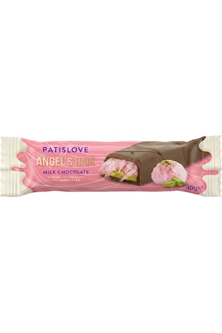 Antep Fıstıklı Krema Ve Pişmaniye Dolgulu Sütlü Çikolata, 40g