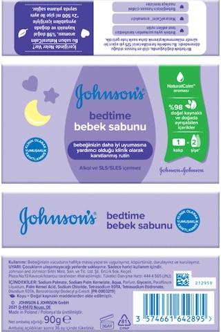 Johnsons Baby Bedtime Sabun 90 gr