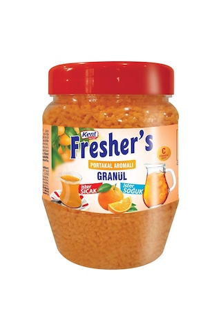 Kent Boringer Fresher's Portakal Aromalı Granül İçecek 300 Gr X 4 Adet 300 G