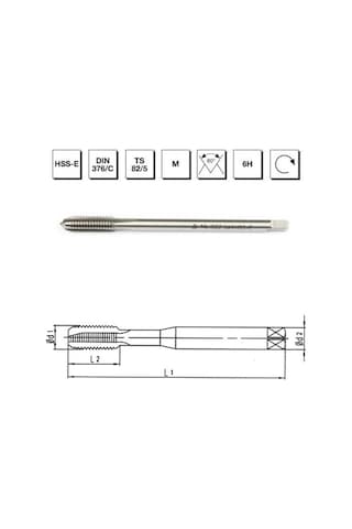 Mte Makina Takım M24 Hss - E Dın 376/c Metrik Normal Vidalı Düz Kanallı Makina Kılavuzu - B00105782400 Mte Makina Takım M24 Hss - E Dın 376/c Metrik Normal Vidalı Düz Kanallı Makina Kılavuzu - B00105782400