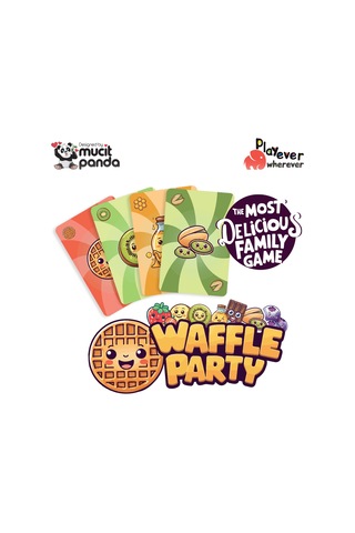 Playever Waffle Party, Dikkat, Görsel Algı Ve Refleks Geliştiren Kart Oyunu 4-7 Yaş