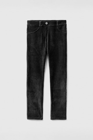 United Colors Of Benetton Kız Çocuk Kadife Jegging - Siyah Siyah