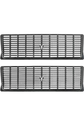 Konesam Tesla Model Y 2021-2022 Arka Vantilatör Kapağı - 2 Adet Siyah Abs Malzeme - Yabancı Cisim Girişini Engeller - Havai Akışı Etkilemez