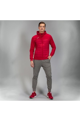 Joma Berna Jacket - Erkek Kırmızı Kapüşonlu Sweatshirt - 101103.6 Kırmızı