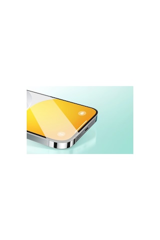 Baseus Apple iPhone 15 Pro Uyumlu Diamond Series 9h Hardness Temperli Cam