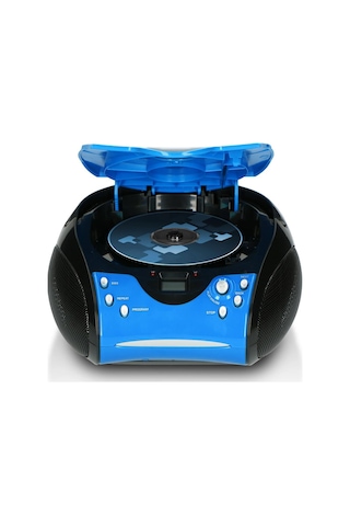 LENCO SCD-24 MAVİ/SİYAH - CD ÇALARLI TAŞINABİLİR STEREO FM RADYO