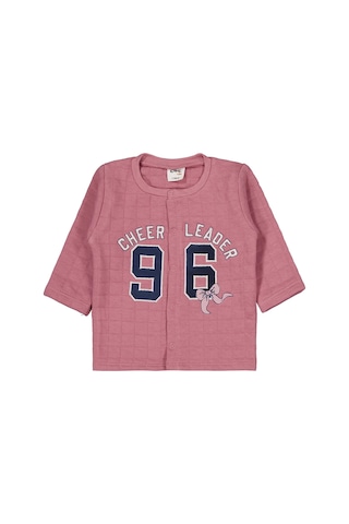 Civil Baby 96 Nakışlı 1-9 Ay Pijama Takımı - Pembe Gülkurusu