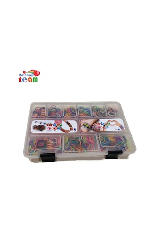 Rainbow Team 1000 Parça Mega Bileklik Yapım Seti Rainbow 1000