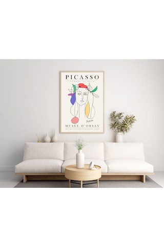 Pablo Picasso Çerçevesiz Poster Duvar Tablosu Dnm6 50x70