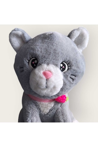 40 Cm En İyi Arkadaşım Kedi Peluş Gri