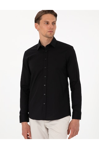Pierre Cardin Erkek Siyah Gömlek Desenli 50305250-vr046 Siyah