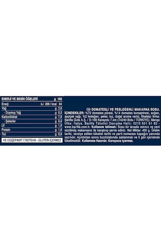 Basilico Makarna Sosu 400 Gr