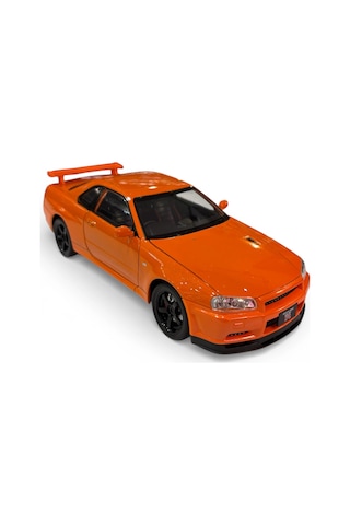 Hobbiez World 1/24 Nissan Gtr R34 - Orange