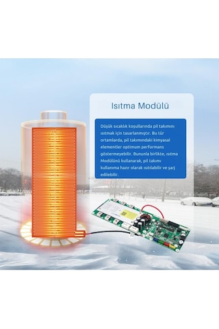 Tdt Dokunmatik Ekranlı Smart 13s-16s 48v 100a Bms Lifepo4 Ess