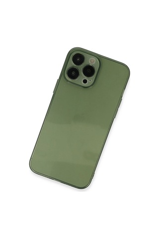 Northcity Apple Uyumlu iPhone 13 Pro Kılıf Fly Lens Silikon - Yeşil