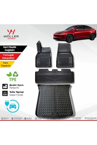 Yeni Tesla Model Y Juniper Paspas Bagaj Havuzu Set 2025 Sonrası Uyumlu 3d Ultraflex Set Yeni Tesla Model Y Juniper Paspas Bagaj Havuzu Set 2025 Sonrası Uyumlu 3d Ultraflex Set